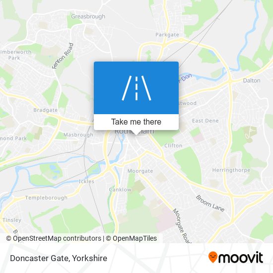 Doncaster Gate map