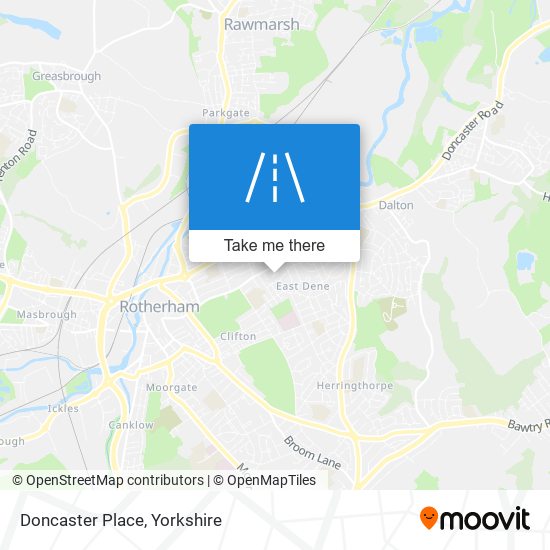 Doncaster Place map