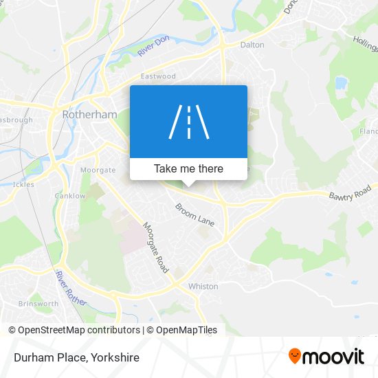 Durham Place map