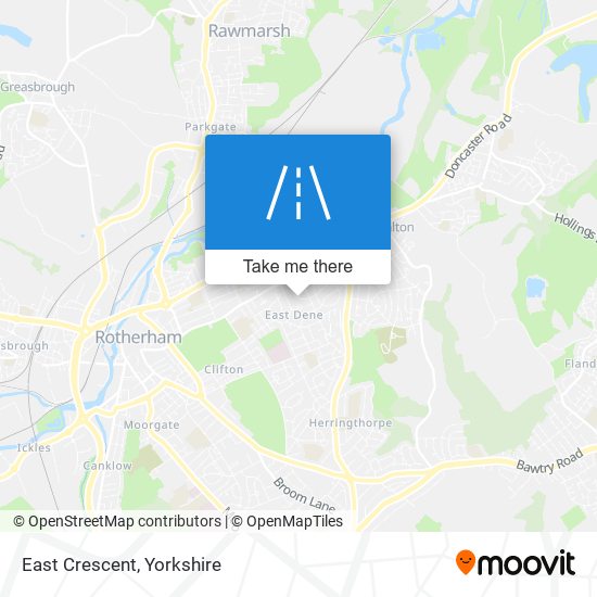 East Crescent map