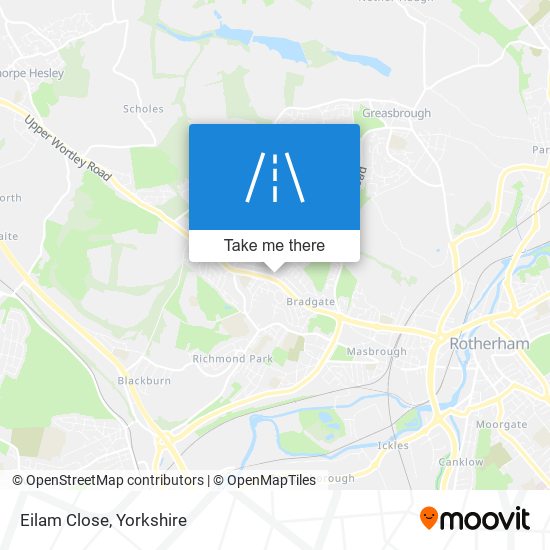 Eilam Close map