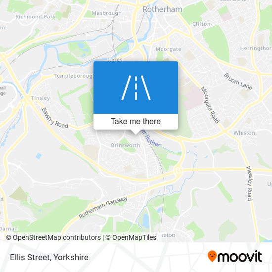Ellis Street map
