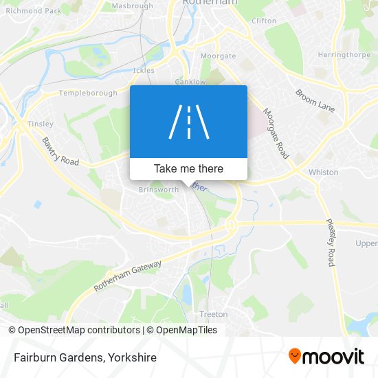 Fairburn Gardens map