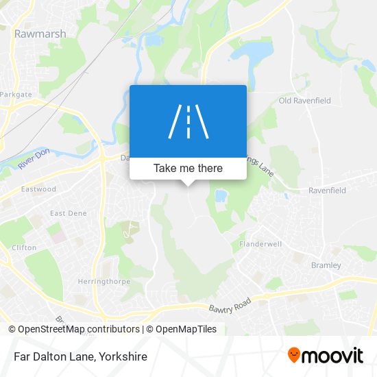 Far Dalton Lane map