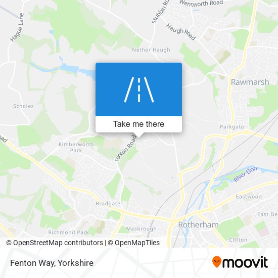 Fenton Way map