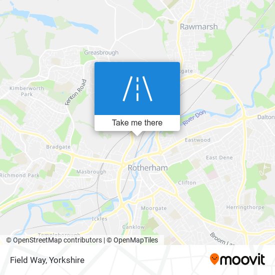 Field Way map
