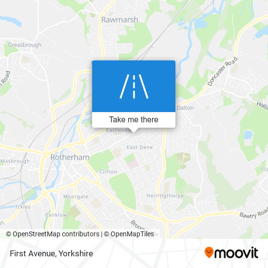 First Avenue map