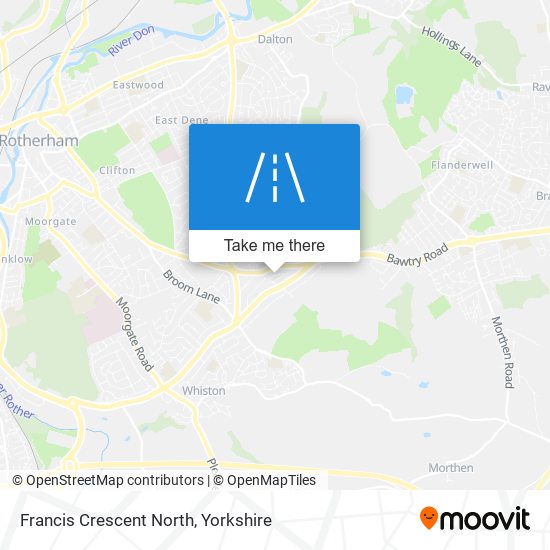 Francis Crescent North map