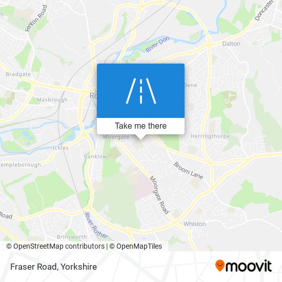 Fraser Road map