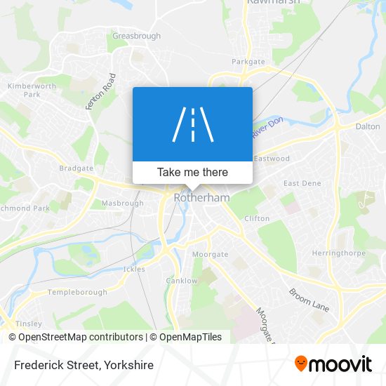 Frederick Street map