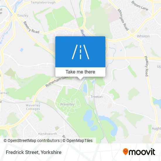 Fredrick Street map