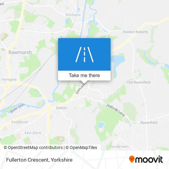 Fullerton Crescent map