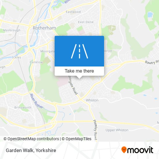 Garden Walk map