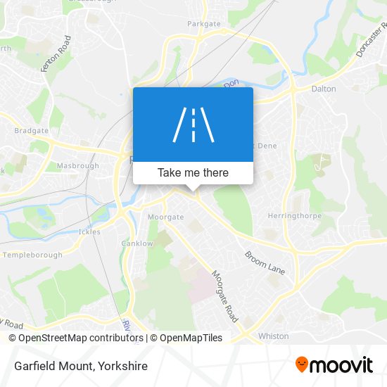Garfield Mount map
