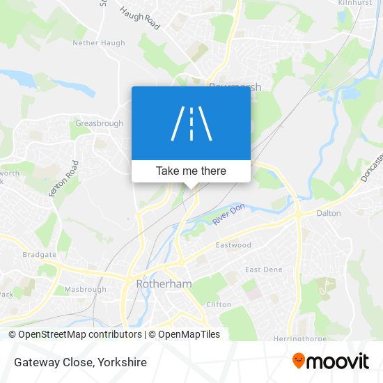 Gateway Close map