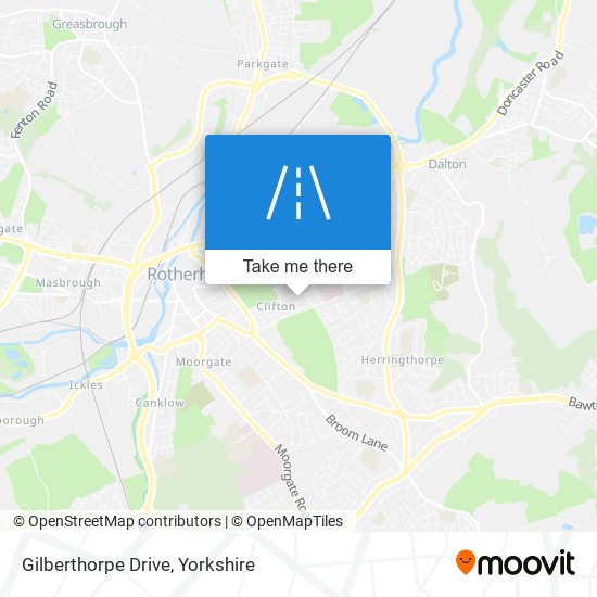 Gilberthorpe Drive map