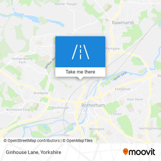 Ginhouse Lane map