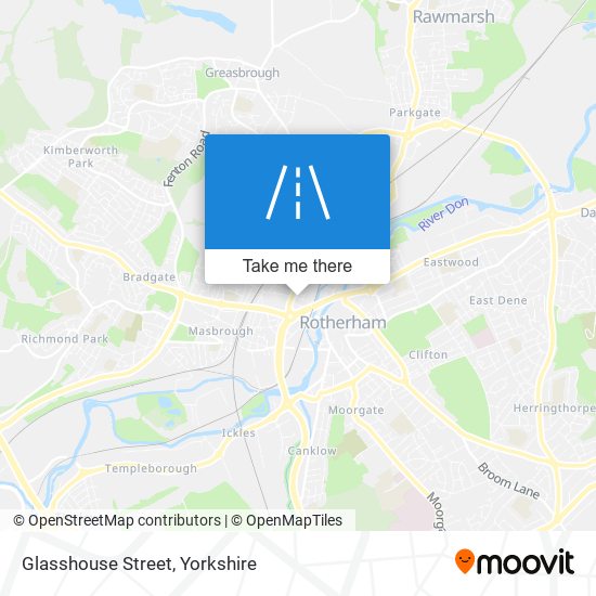Glasshouse Street map