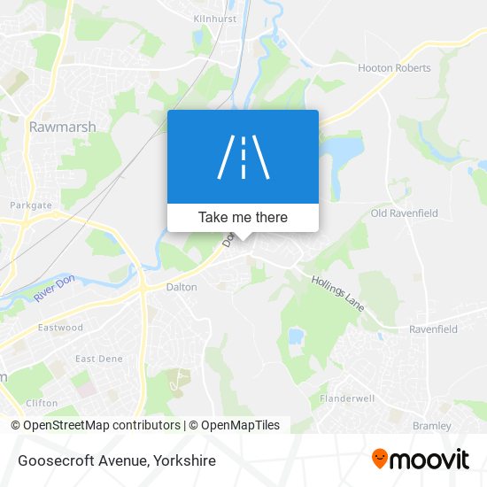 Goosecroft Avenue map