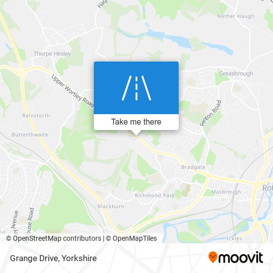 Grange Drive map