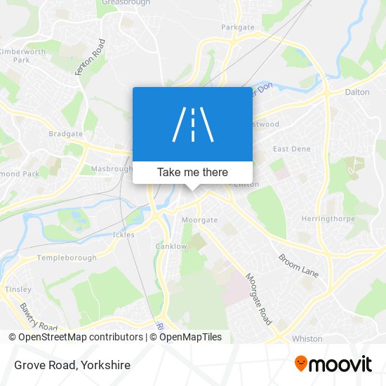Grove Road map