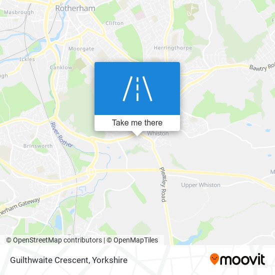 Guilthwaite Crescent map