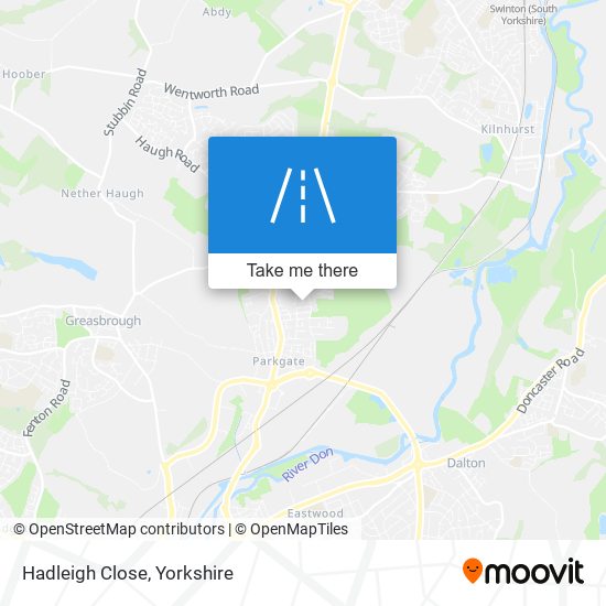 Hadleigh Close map