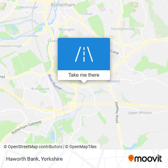 Haworth Bank map