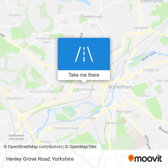 Henley Grove Road map