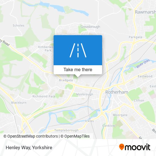 Henley Way map
