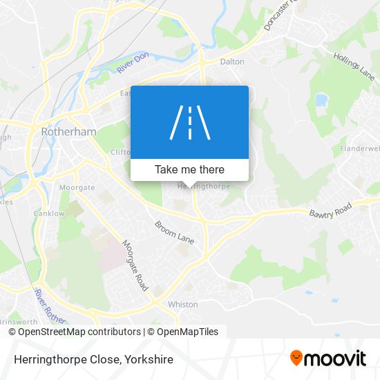 Herringthorpe Close map