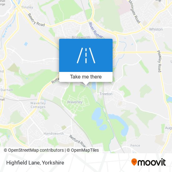 Highfield Lane map