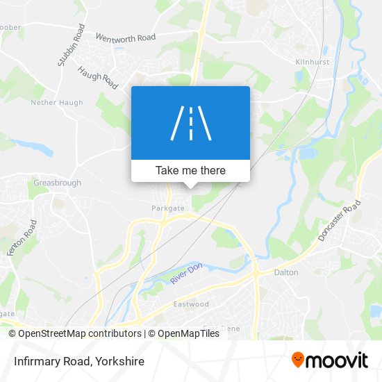 Infirmary Road map