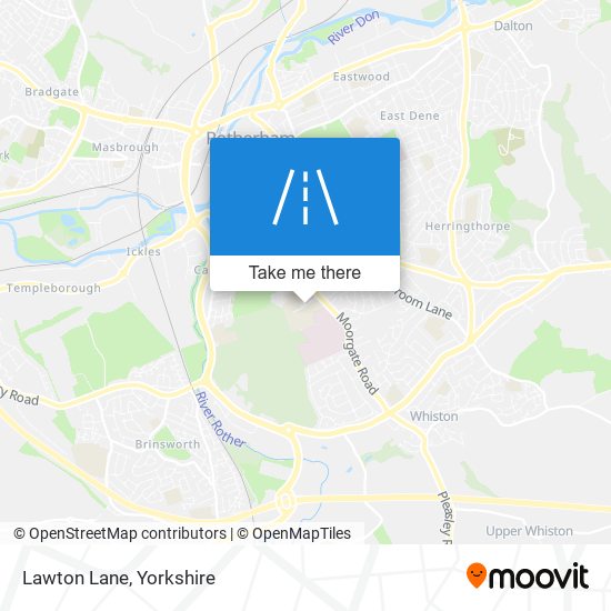 Lawton Lane map