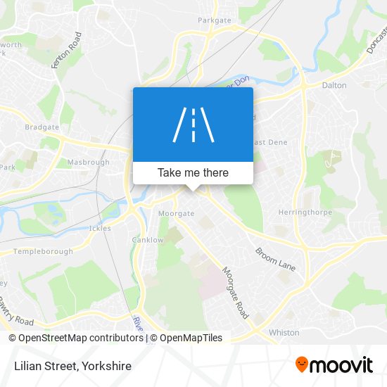 Lilian Street map
