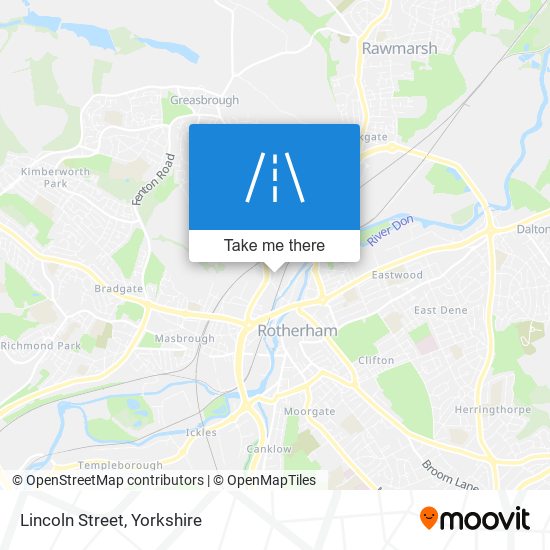 Lincoln Street map