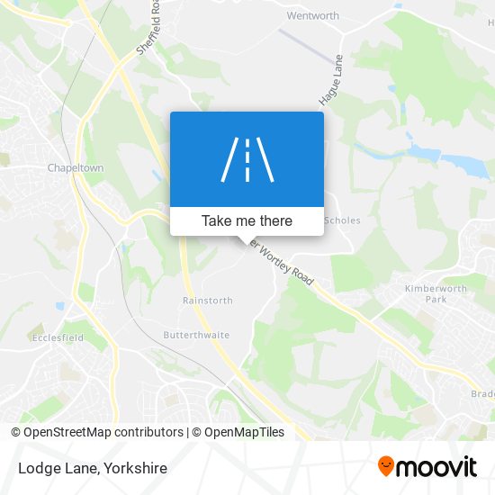Lodge Lane map