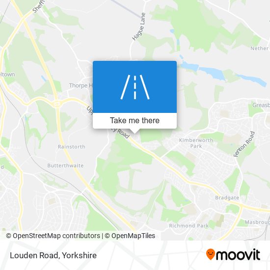 Louden Road map