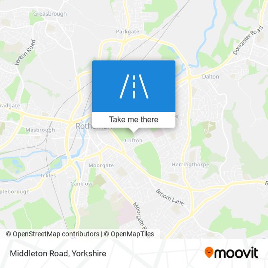 Middleton Road map