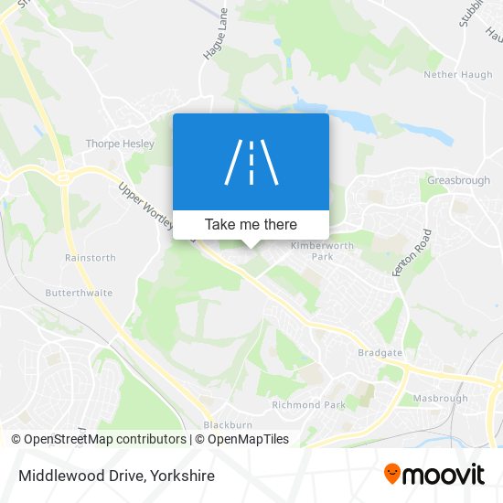 Middlewood Drive map
