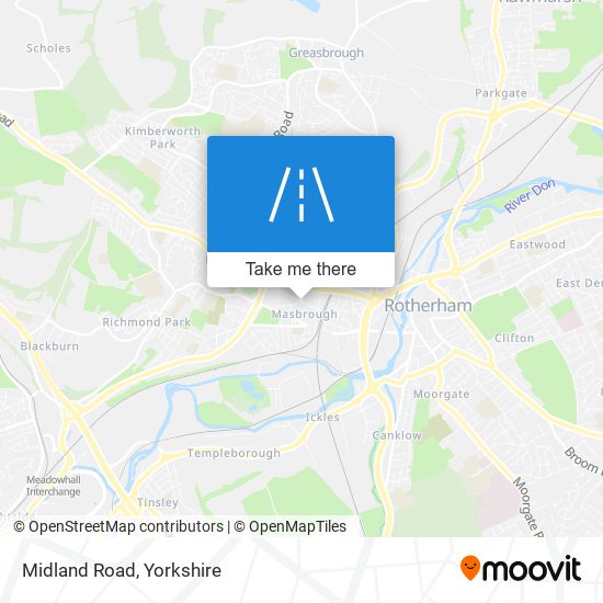 Midland Road map