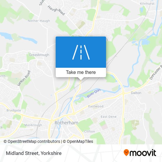 Midland Street map