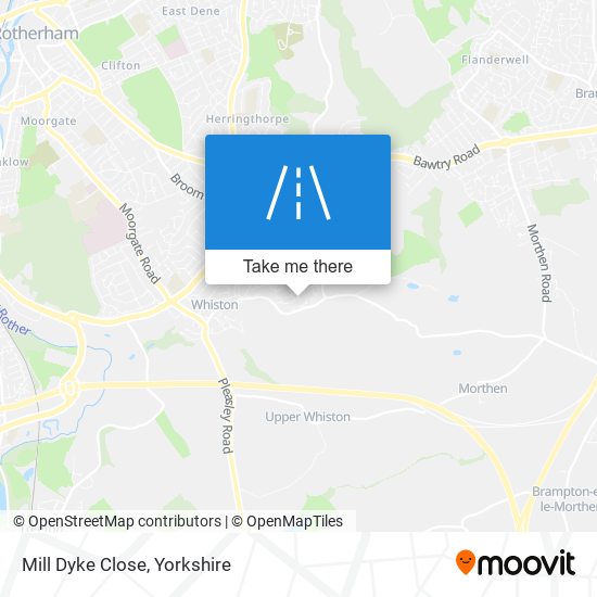 Mill Dyke Close map