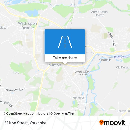Milton Street map