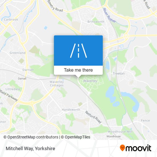 Mitchell Way map