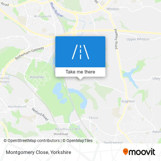 Montgomery Close map