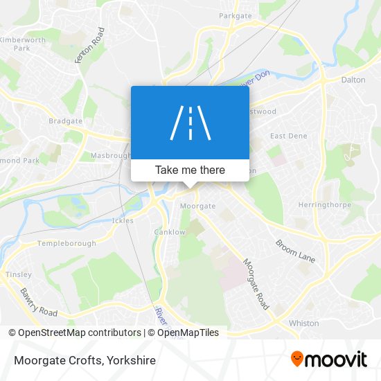Moorgate Crofts map