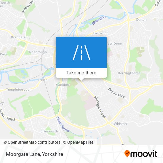 Moorgate Lane map