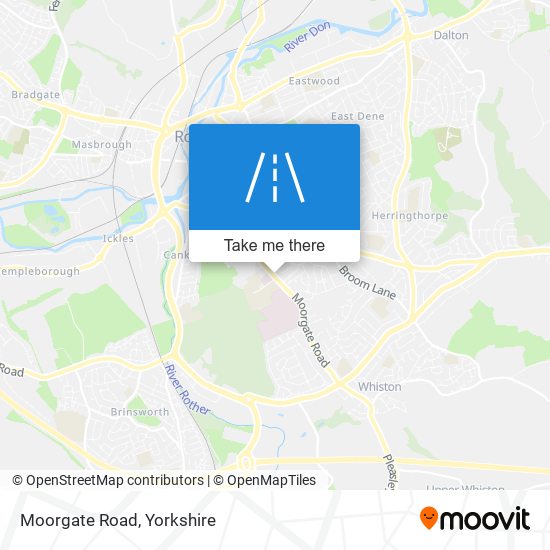 Moorgate Road map