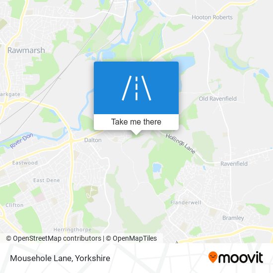 Mousehole Lane map